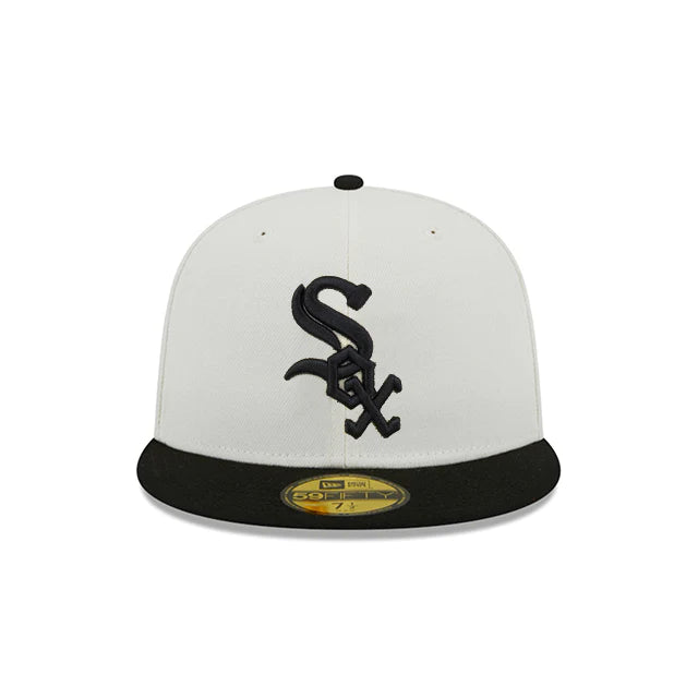 Chicago White Sox 2005 World Series Cream/Black New Era Retro 59FIFTY Fitted Hat