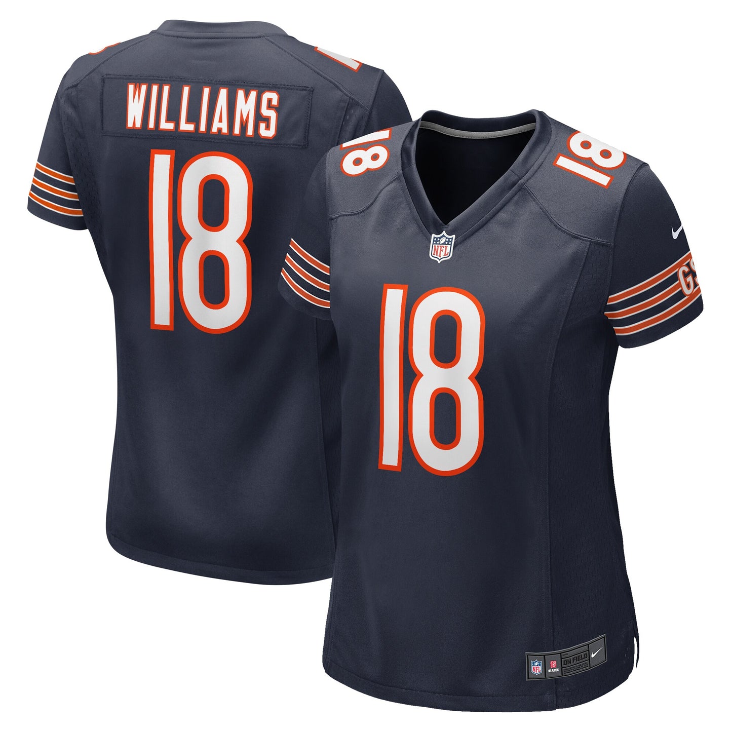 Women's Chicago Bears Caleb Williams Nike Navy Team Color Game Jersey