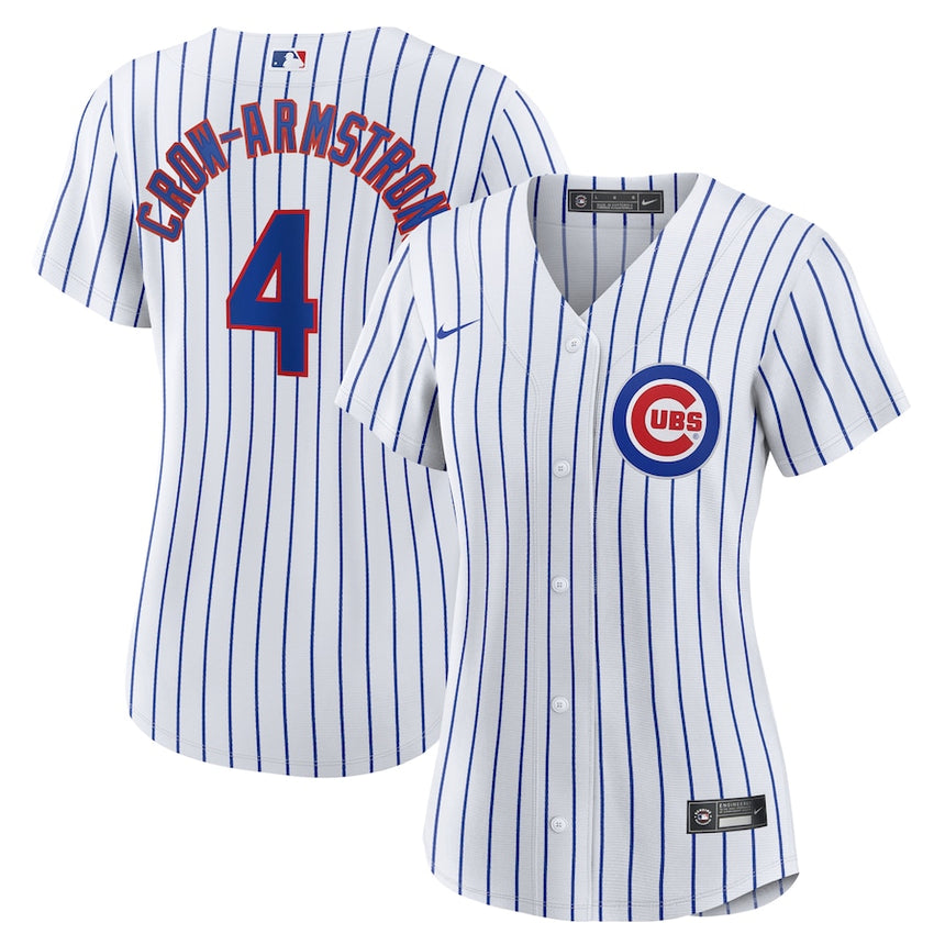 Women's Chicago Cubs Pete Crow-Armstrong Nike White Home Replica Player Jersey - Pro Jersey Sports