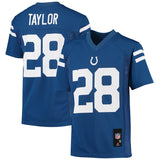 Jonathon Taylor Indianapolis Colts Youth Replica Mid Tier Player Jersey - Blue - Pro Jersey Sports