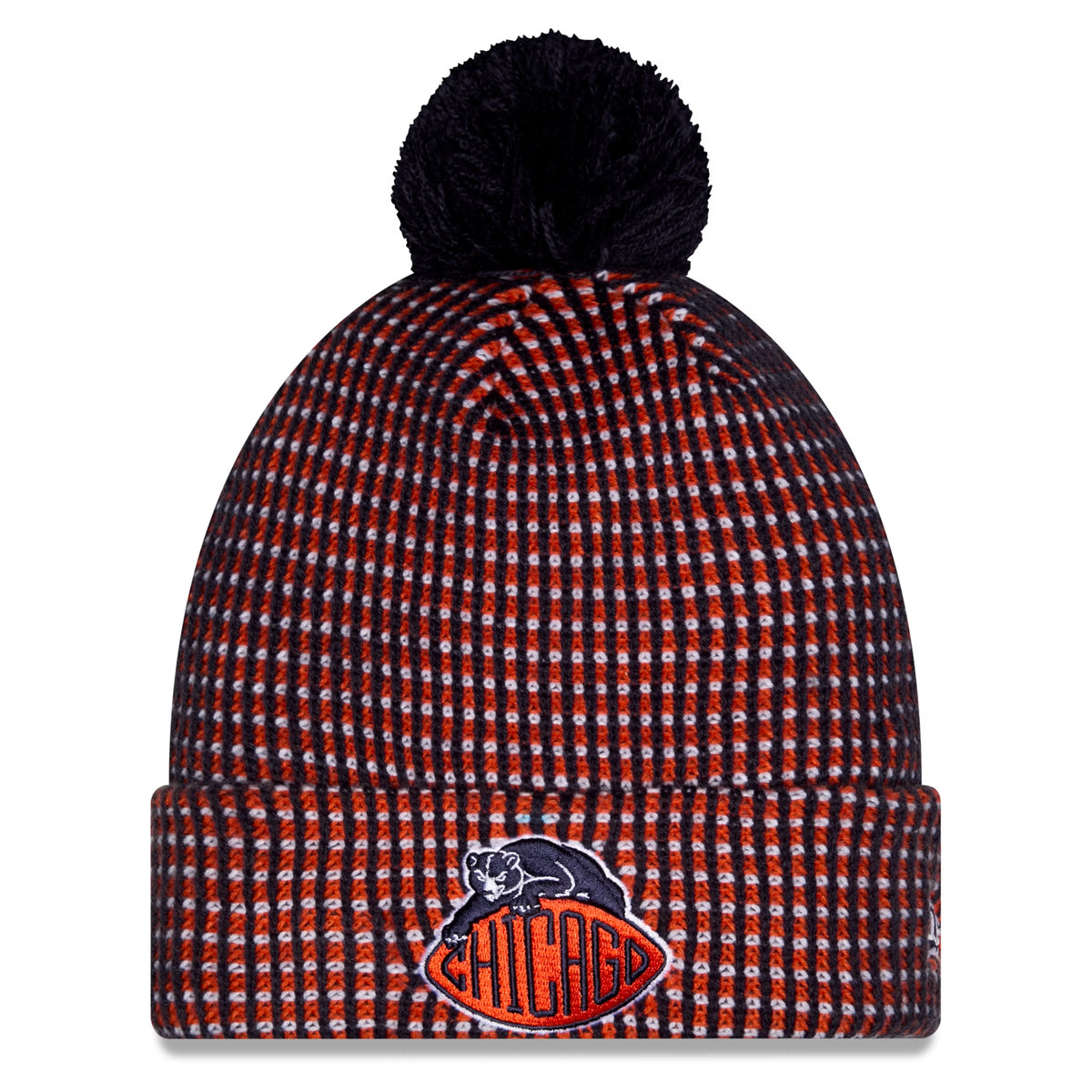 Chicago Bears 2026 Rivalry New Era Sideline Classic Cuffed Pom Knit