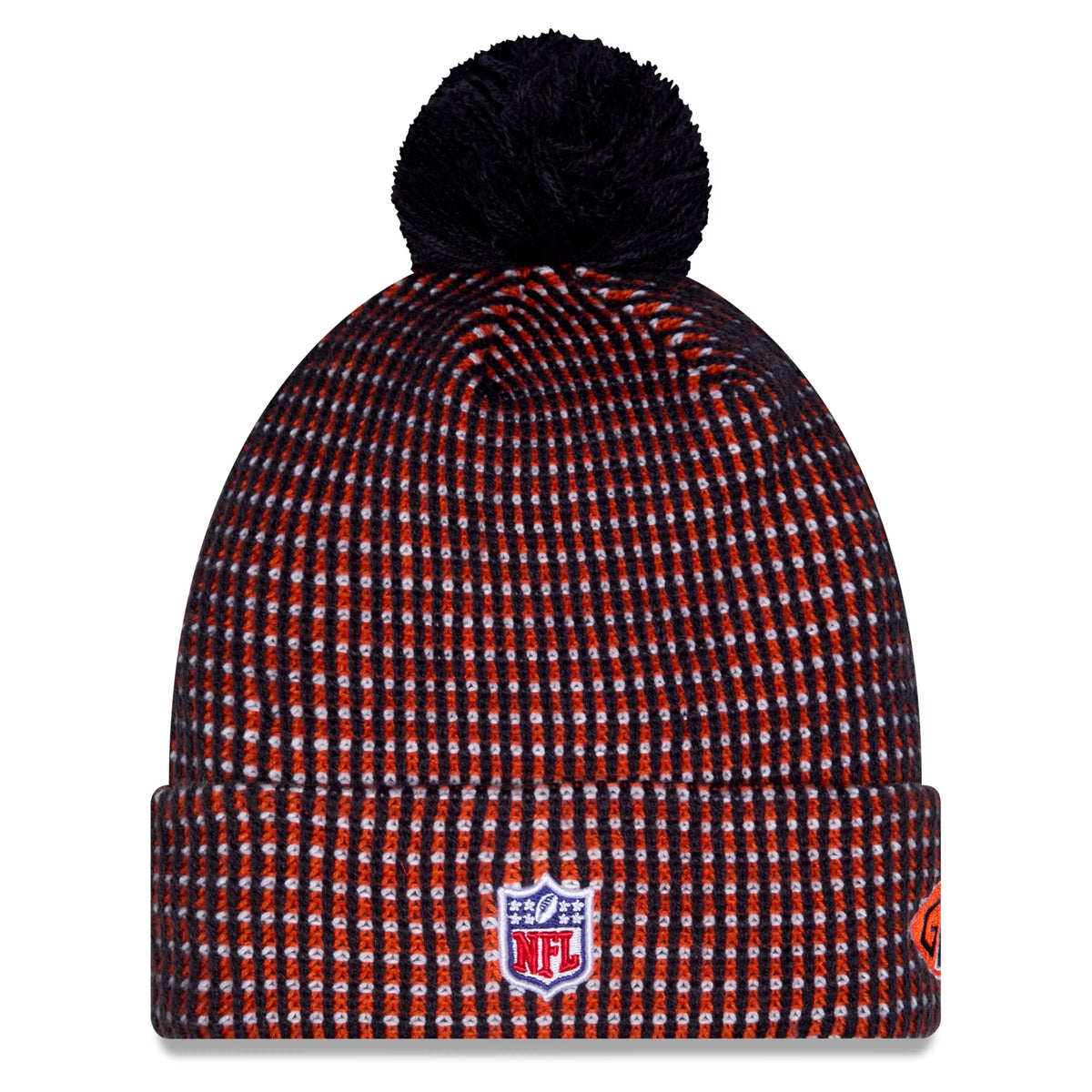 Chicago Bears 2026 Rivalry New Era Sideline Classic Cuffed Pom Knit