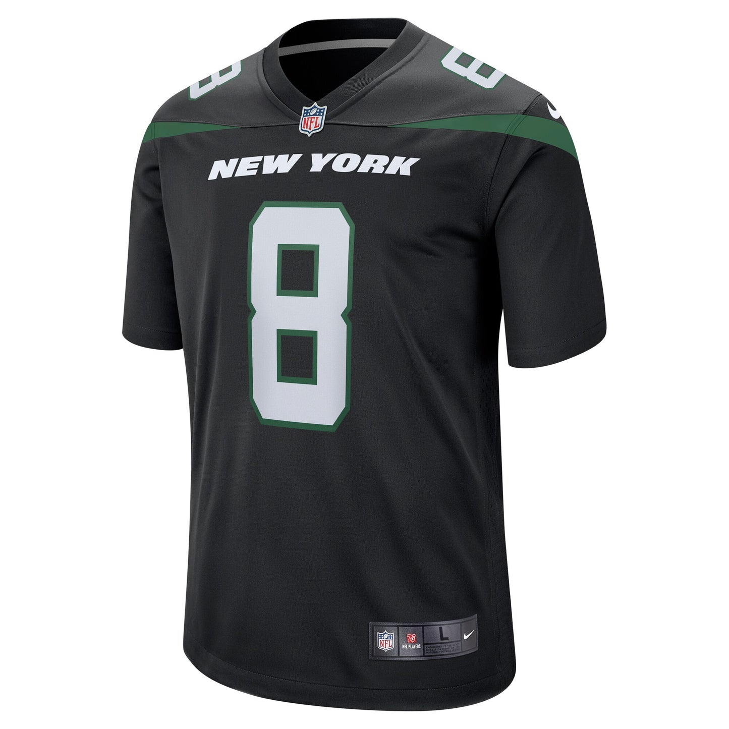 Youth Aaron Rodgers New York Jets Nike Black Game Replica Jersey
