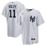 Youth Anthony Volpe New York Yankees White Home Replica Player Jersey - Pro Jersey Sports