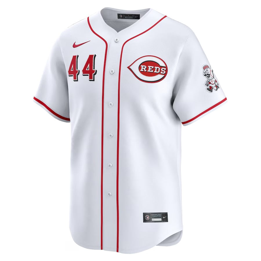 Youth Elly De La Cruz Cincinnati Reds NIKE White Home Limited Replica Jersey