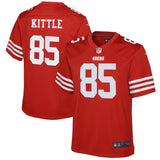 Youth George Kittle San Francisco 49ers Nike Game Jersey - Scarlet - Pro Jersey Sports