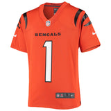 Youth  Ja'Marr Chase Cincinnati Bengals Nike Alternate Orange Game Jersey - Pro Jersey Sports