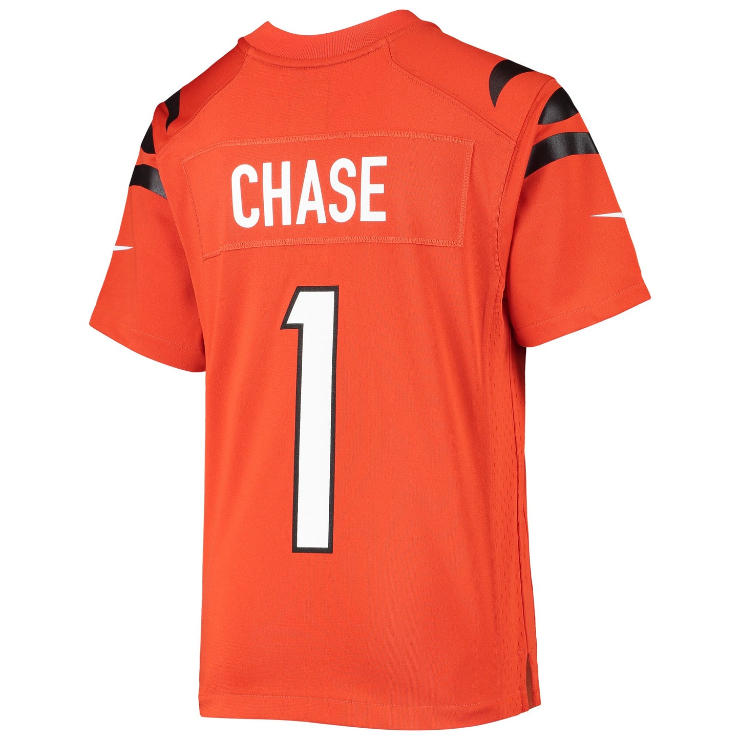 Youth  Ja'Marr Chase Cincinnati Bengals Nike Alternate Orange Game Jersey