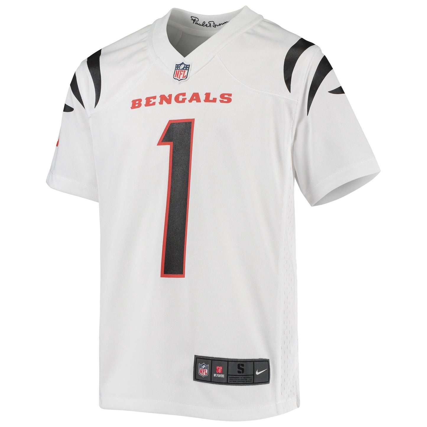 Youth Cincinnati Bengals Ja'Marr Chase Nike White Game Jersey