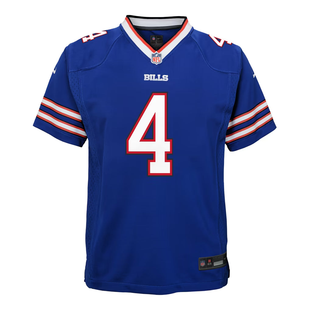 Youth James Cook Buffalo Bills Nike Royal Blue Game Jersey