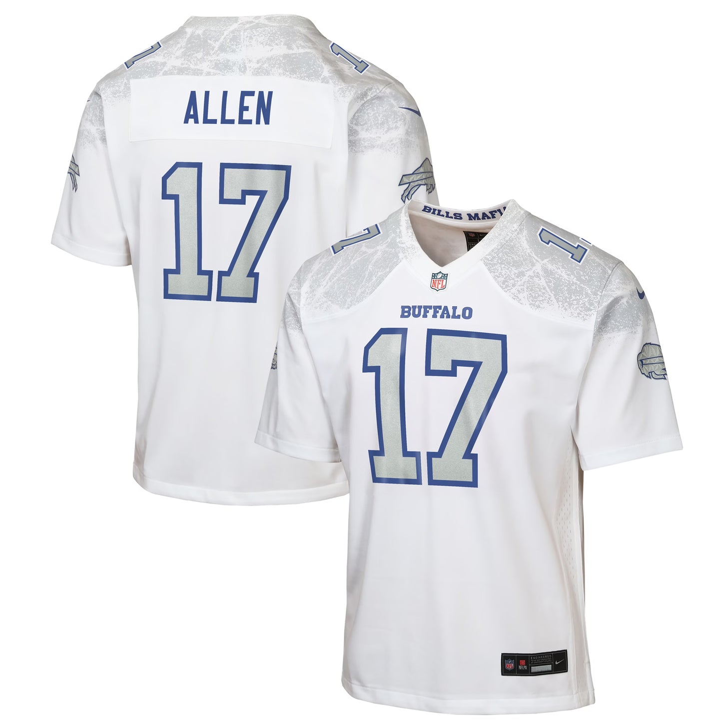 Youth Josh Allen Buffalo Bills White Rivalries Collection Nike Game Jersey