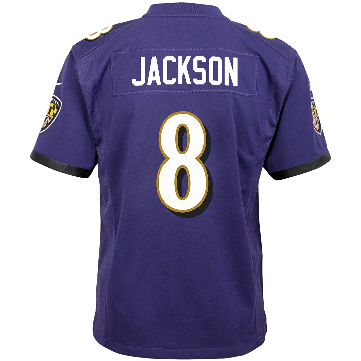 Youth Baltimore Ravens Lamar Jackson Nike Purple Game Jersey