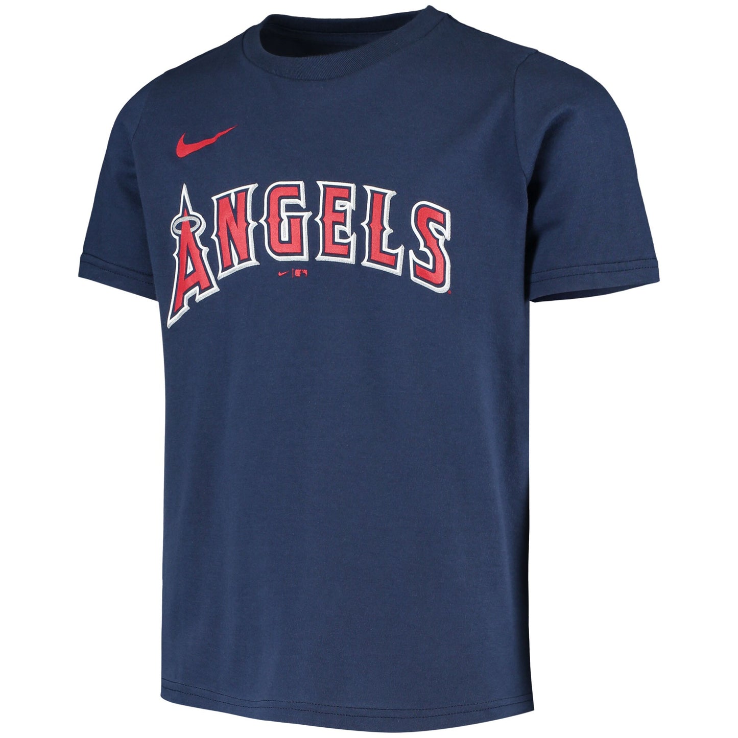 Youth Mike Trout Los Angeles Angels Nike Navy Name & Number T-Shirt