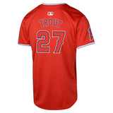 NIKE Youth Mike Trout Los Angeles Angels Red Alternate Limited Jersey - Pro Jersey Sports