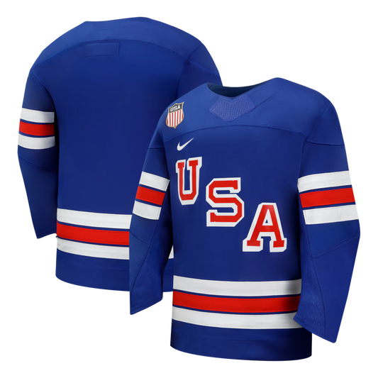 Youth Team USA Hockey Nike Blue Replica Jersey