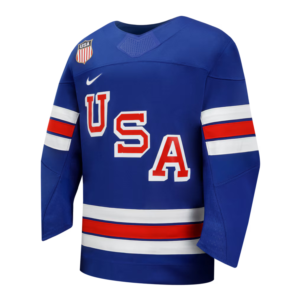Youth Team USA Hockey Nike Blue Replica Jersey