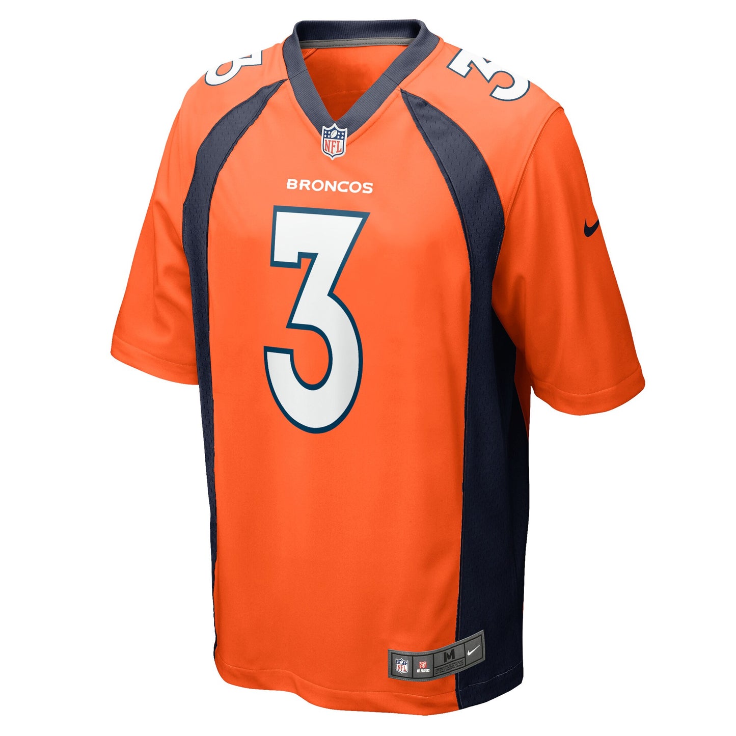 Youth Denver Broncos Russell Wilson Nike Orange Game Jersey