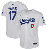 Youth Shohei Ohtani Los Angeles Dodgers NIKE White Home Limited Replica Jersey - Pro Jersey Sports