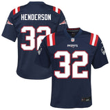 Youth Treveyon Henderson New England Patriots Nike Navy Game Jersey - Pro Jersey Sports