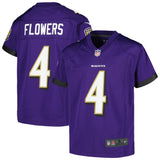 Youth Zay Flowers Baltimore Ravens NIKE Purple Game Replica Jersey - Pro Jersey Sports