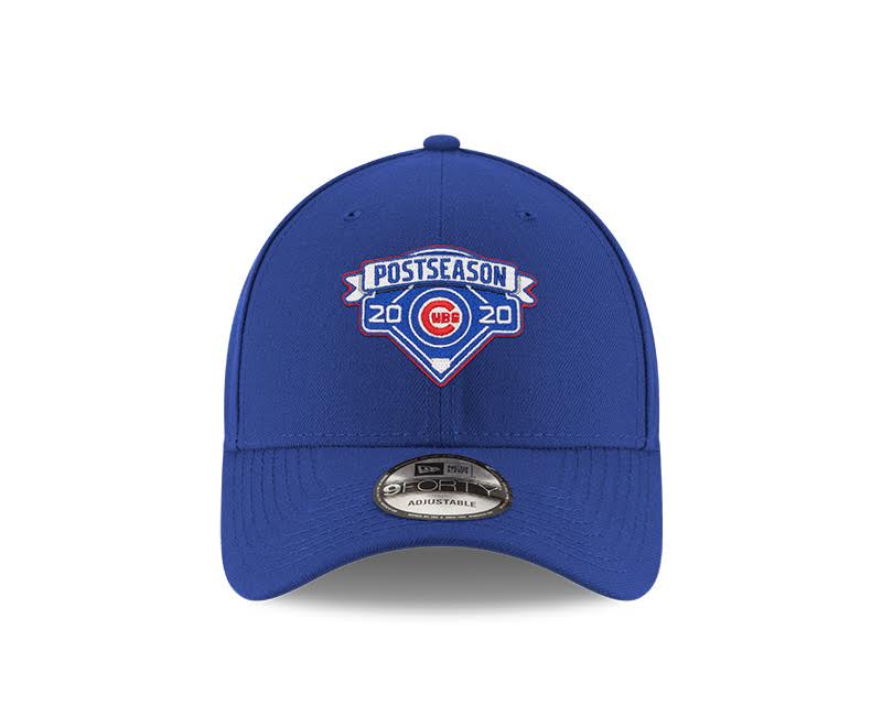 Men's Chicago Cubs New Era Royal 2020 Postseason Locker Room 9FORTY Adjustable Hat