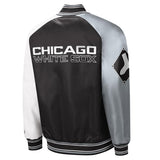 Men's Chicago White Sox The Reliever Starter Varsity Satin Jacket - Pro Jersey Sports
