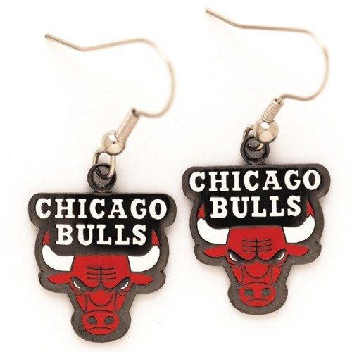 Chicago Bulls Dangle Earrings By Wincraft