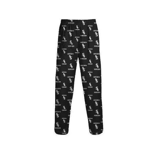 Youth Chicago White Sox Black Printed Pajama Pants