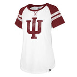 Indiana Hoosiers '47 NCAA Women's Fly Out Raglan T-Shirt - Pro Jersey Sports