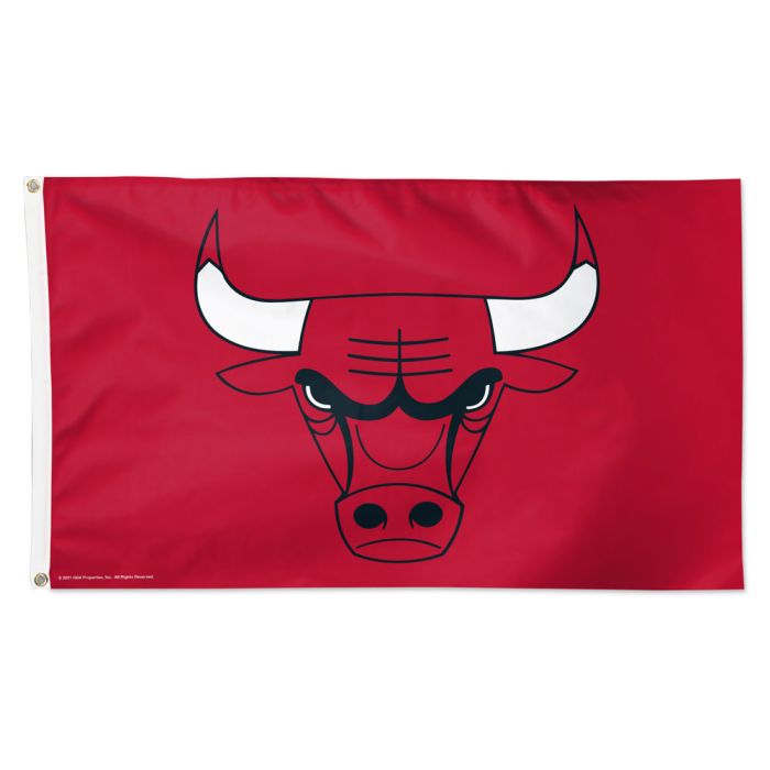 Chicago Bulls 3X5 Red Deluxe Flag