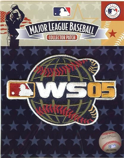 2005 World Series Sleeve Patch Official MLB Licensed White Sox over Astros