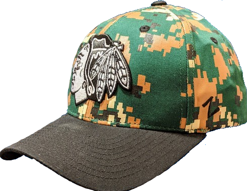 ZHats Chicago Blackhawks Digital Camouflage Adjustable Hat