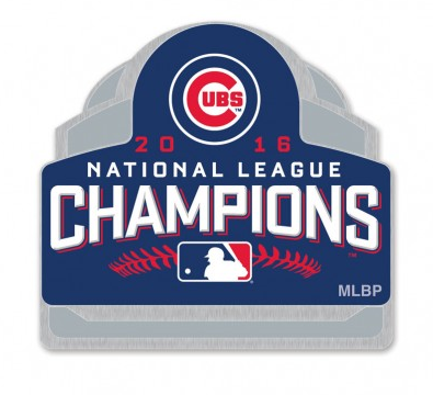Chicago Cubs 2016 National League Champions Collectors Lapel Pin
