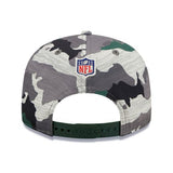 Men's Green Bay Packers New Era Camo 2022 NFL Training Camp Official 9FIFTY Snapback Adjustable Hat - Pro Jersey Sports