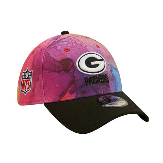 Men's Green Bay Packers New Era Crucial Catch 2022 NFL Sideline Ink 39THIRTY Flex Hat