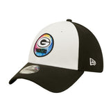 Men's Green Bay Packers New Era Crucial Catch 2022 NFL Coaches Sideline White/Black 39THIRTY Flex Hat - Pro Jersey Sports