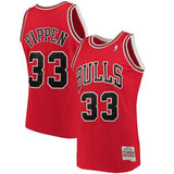 Mens Chicago Bulls Scottie Pippen Mitchell & Ness Red 1997-98 Hardwood Classics Swingman Jersey - Pro Jersey Sports