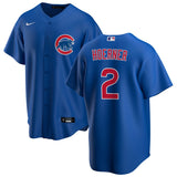 NIKE Men's Nico Hoerner Chicago Cubs Blue Alternate Premium Stitch Replica Jersey - Pro Jersey Sports