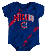 Infant Chicago Cubs Majestic Blue Fan-Atic Baseball Bodysuit - Pro Jersey Sports
