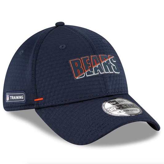 Chicago Bears New Era 2020 NFL Summer Sideline Official 39THIRTY Flex Hat - Navy