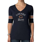 Womens Chicago Bears Fall Navy Midfield Scrum T-Shirt - Pro Jersey Sports