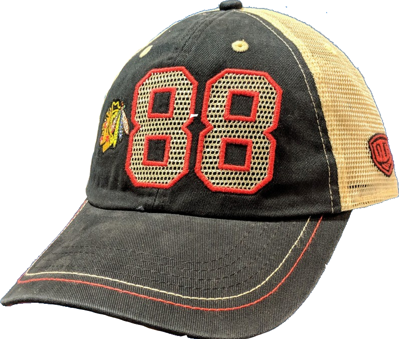 Chicago Blackhawks Patrick Kane Trey Adjustable Meshback Old Time Hockey Hat