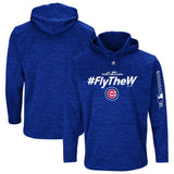 Men's Chicago Cubs Majestic Royal 2018 Postseason Authentic Collection Streak Fleece Pullover Hoodie - Pro Jersey Sports
