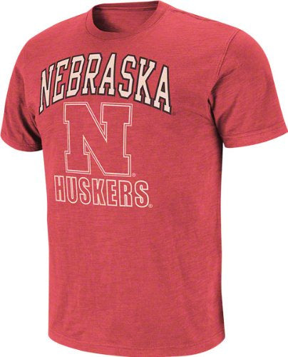 Nebraska Cornhuskers Red Outfield Slub Knit T-Shirt