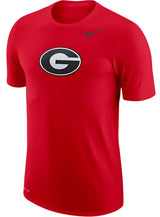 Men's Nike Georgia Bulldogs Red Logo Tee - Pro Jersey Sports