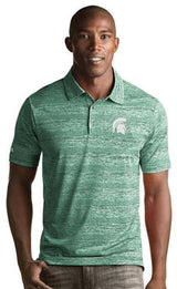 Men's NCAA Michigan State Spartans Formation Polo Shirt By Antigua - Pro Jersey Sports