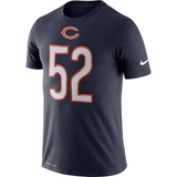 Men's Chicago Bears Khalil Mack Nike Navy Player Pride Name & Number Performance T-Shirt - Pro Jersey Sports