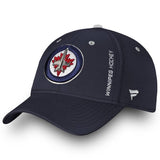 Men's Winnipeg Jets Fanatics Branded Navy Authentic Pro Rinkside Speed Flex Hat - Pro Jersey Sports