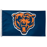 Chicago Bears 3x5 Bear Head Flag - Pro Jersey Sports