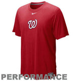 NIKE Washington Nationals Red Team Issue Legend Logo Red Performance T-shirt - Pro Jersey Sports